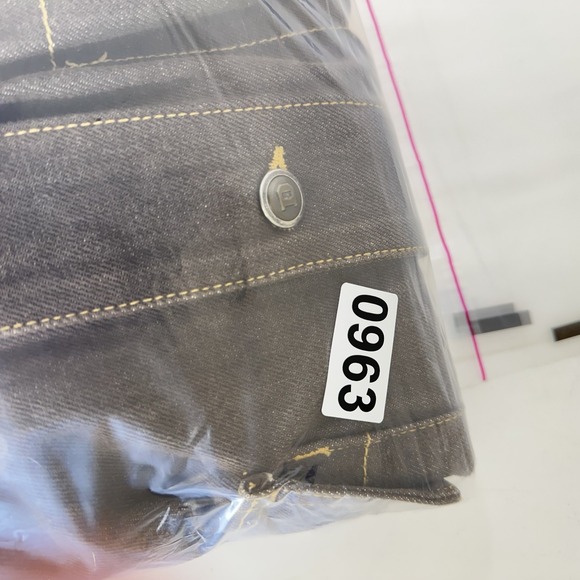 VTG DISS JEANS Jacket Men's L Brown Oversize Baggy Denim Hip Hop Streetwear 90s - Picture 12 of 12